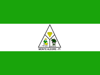 Imagem da bandeira de Monte Alegre do Piauí